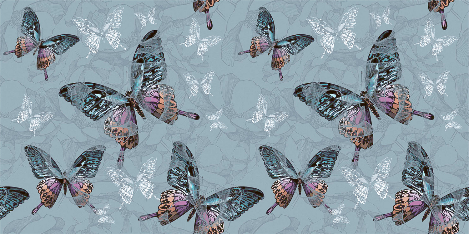 #OFTD36043W 蝶戀花影