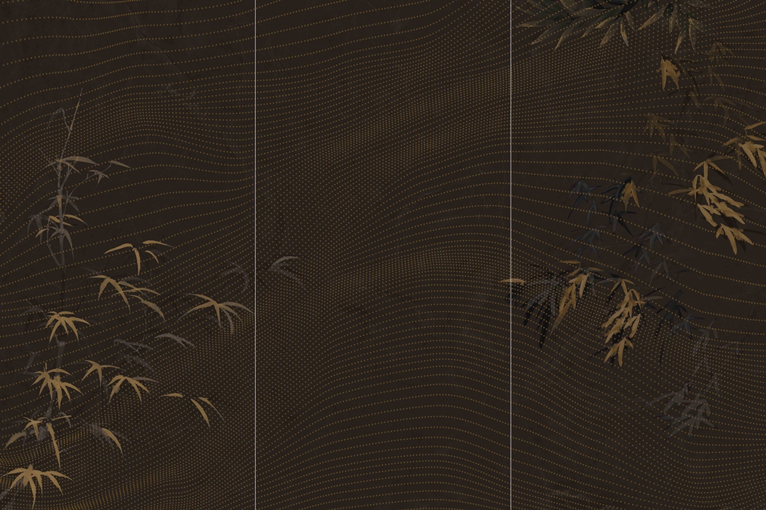 HJ9L2412019月夜竹影（亮光，3片連紋）