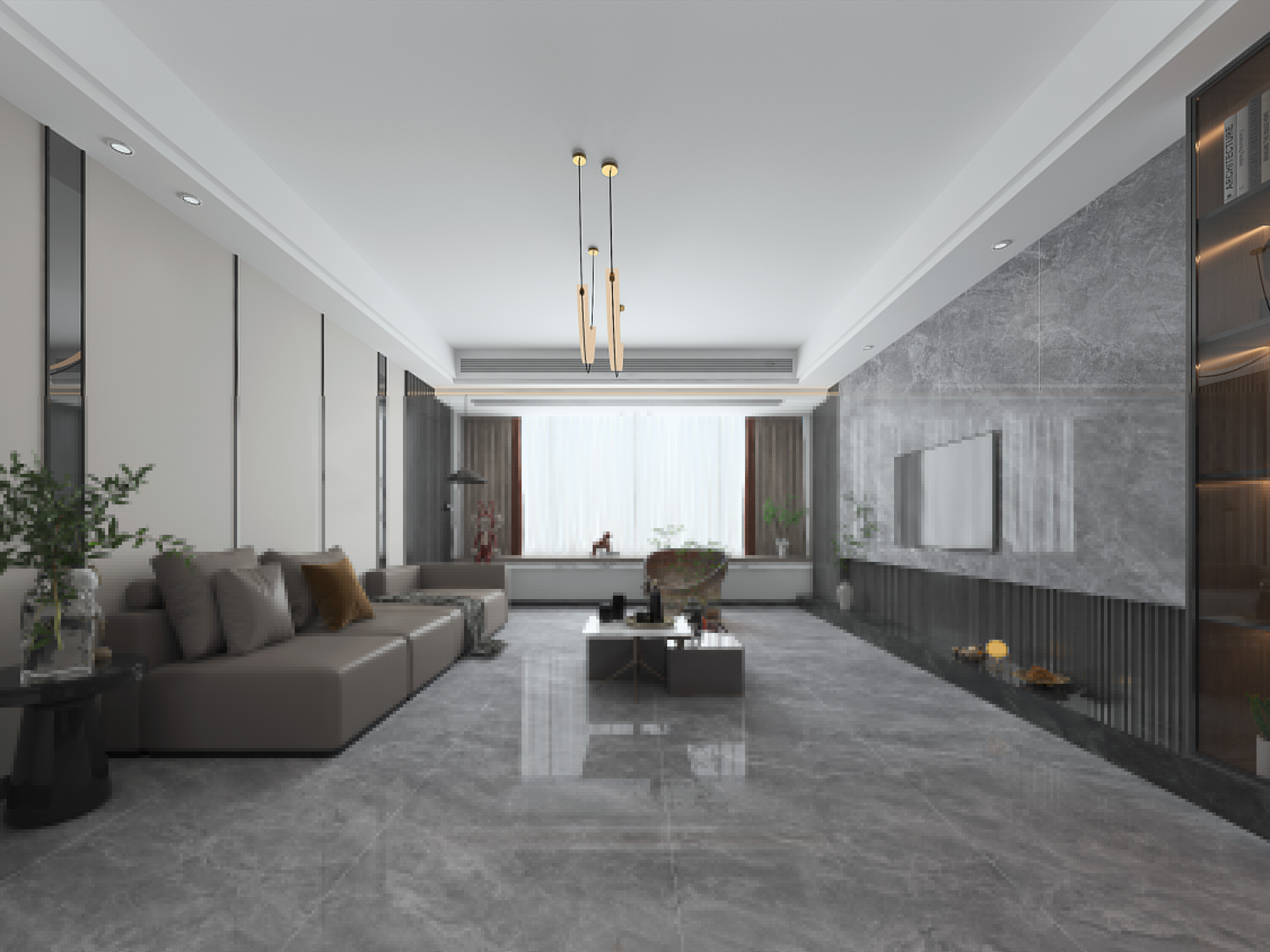 FTL18026墨嶺灰（任意連紋）