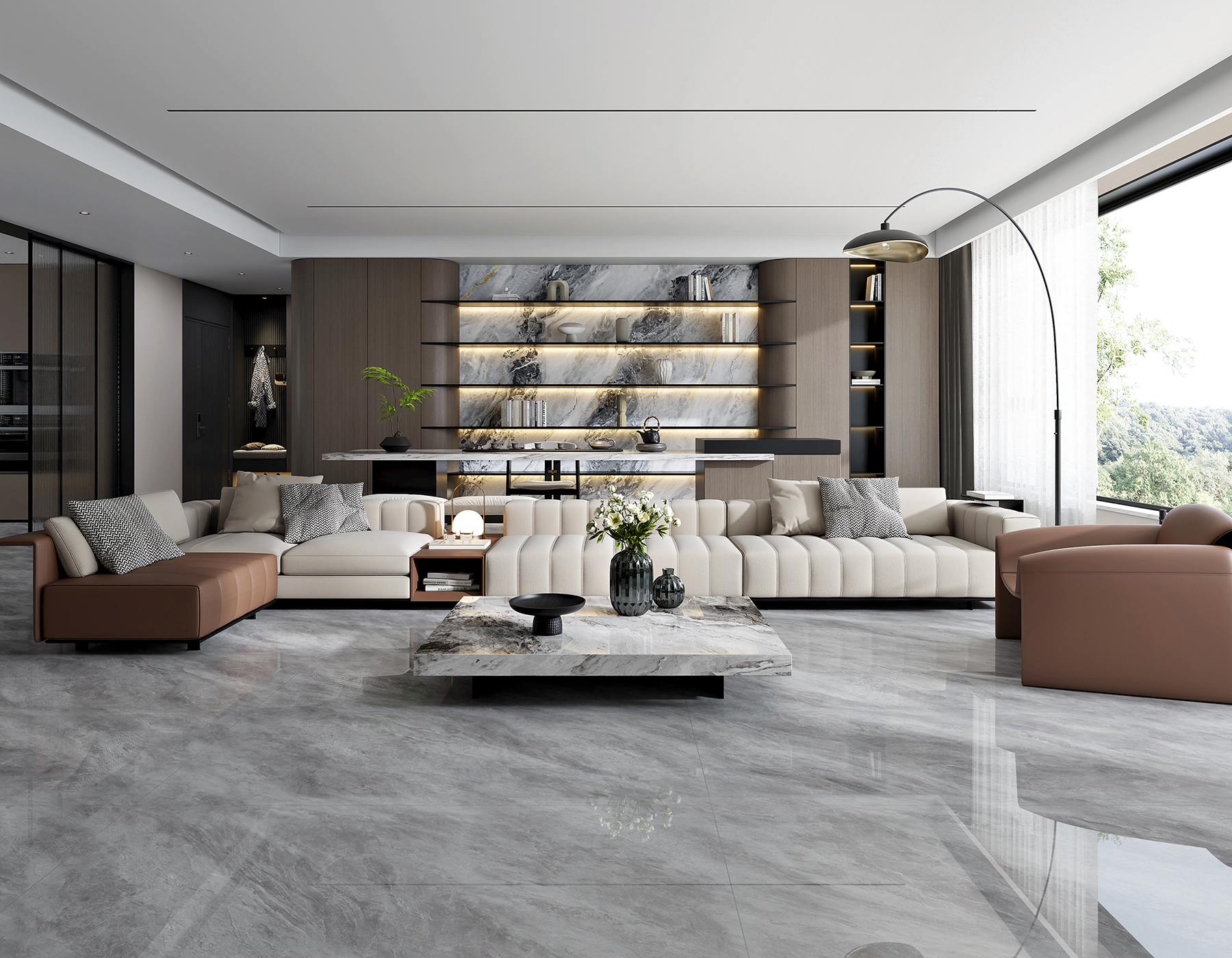 FTLZ15113安格拉灰（任意連紋）