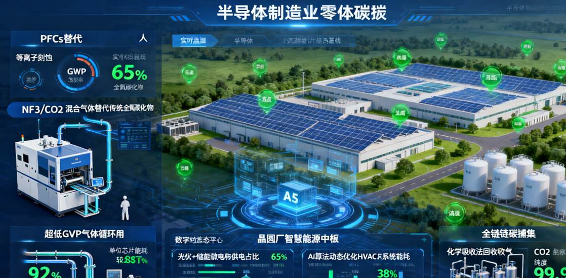 上海綠色制造展｜半導體制造業零碳技術體系構建：從PFCs替代到全鏈條降碳路徑-